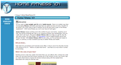 Desktop Screenshot of homefitness101.com